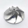 Aluminum Alloy T6061 T7075 Heat Treatment Billet Compressor Impeller Wheel by 5 Axis CNC Machining Center