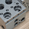 China Dongguan ISO Certified CNC Machining High Precision Steel / Brass Hydraulic Valve Block Parts