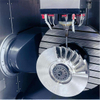 Aluminum Alloy T6061 T7075 Heat Treatment Billet Compressor Impeller Wheel by 5 Axis CNC Machining Center