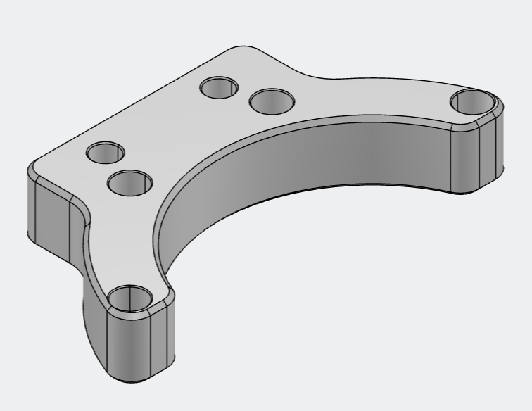 Arc-Shaped Joint Transition Bracket Precision CNC Machining for Humanoid Robot Joints