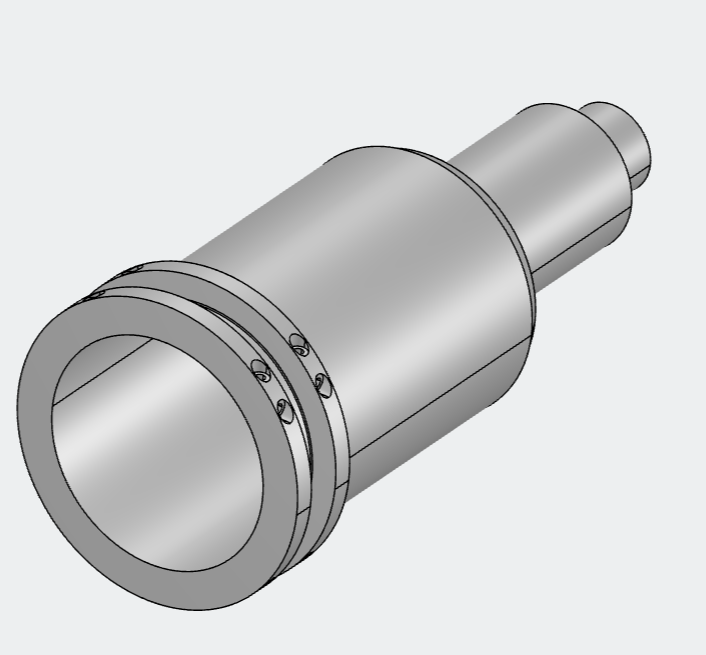 Custom Silver‑Plated Aluminum Transformer‑Body｜Turn‑Mill Composite CNC Machined Housing