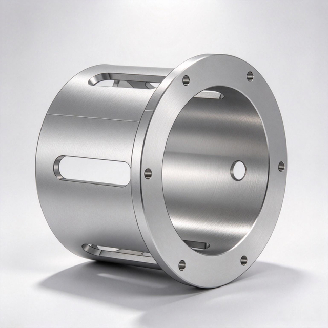Custom CNC Machined Humanoid Robot Neck Joint Motor Mount | Robot Neck Structure Bracket