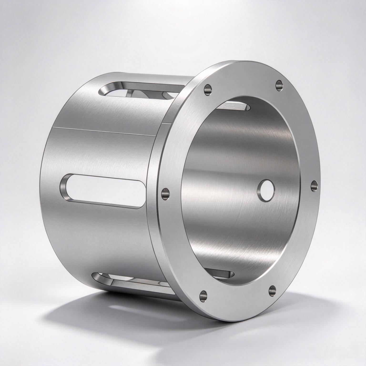 Custom CNC Machined Humanoid Robot Neck Joint Motor Mount | Robot Neck Structure Bracket
